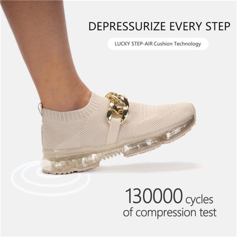 Women Air Cushion Fashion Sneakers Breathable Casual Comfortable - Picture 2 of 7
